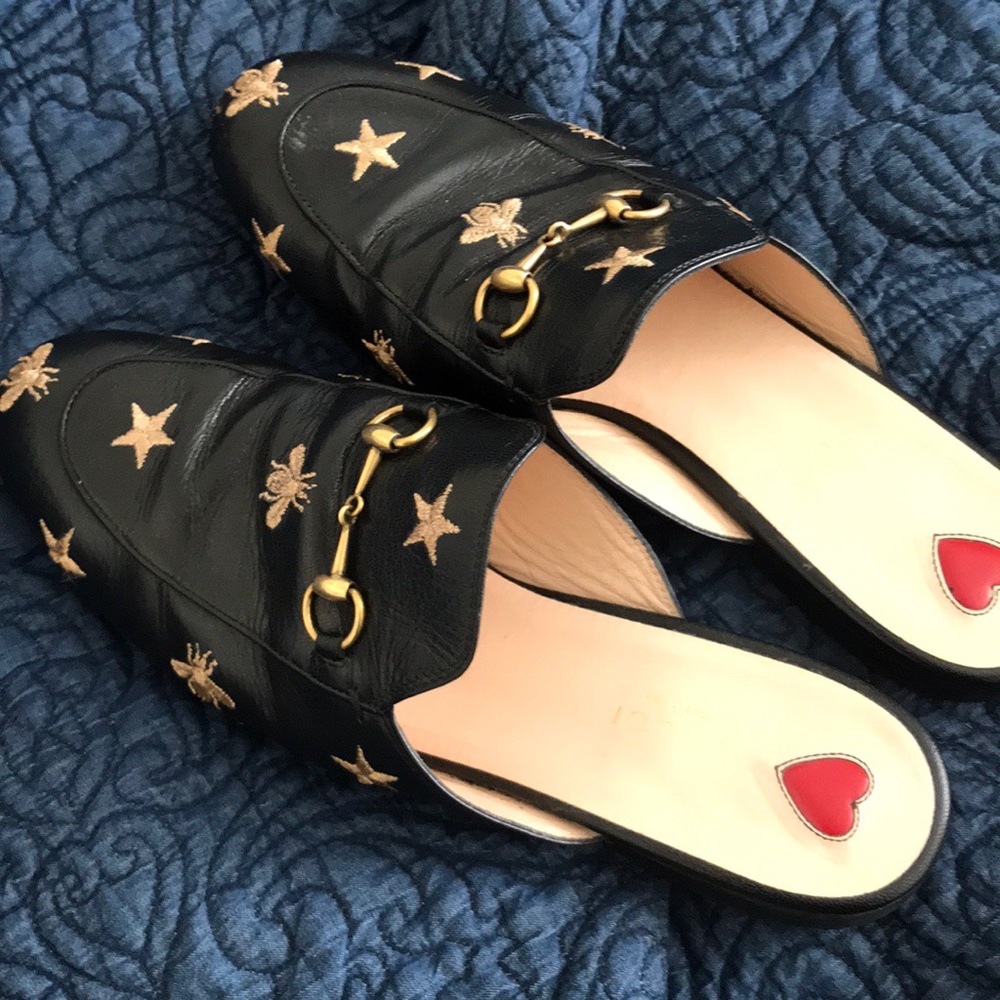 Gucci leather slippers